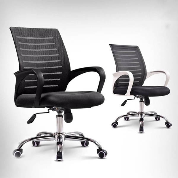 Ghế lưới văn phòng giá rẻ khung nhựa trắng: SG - 340
